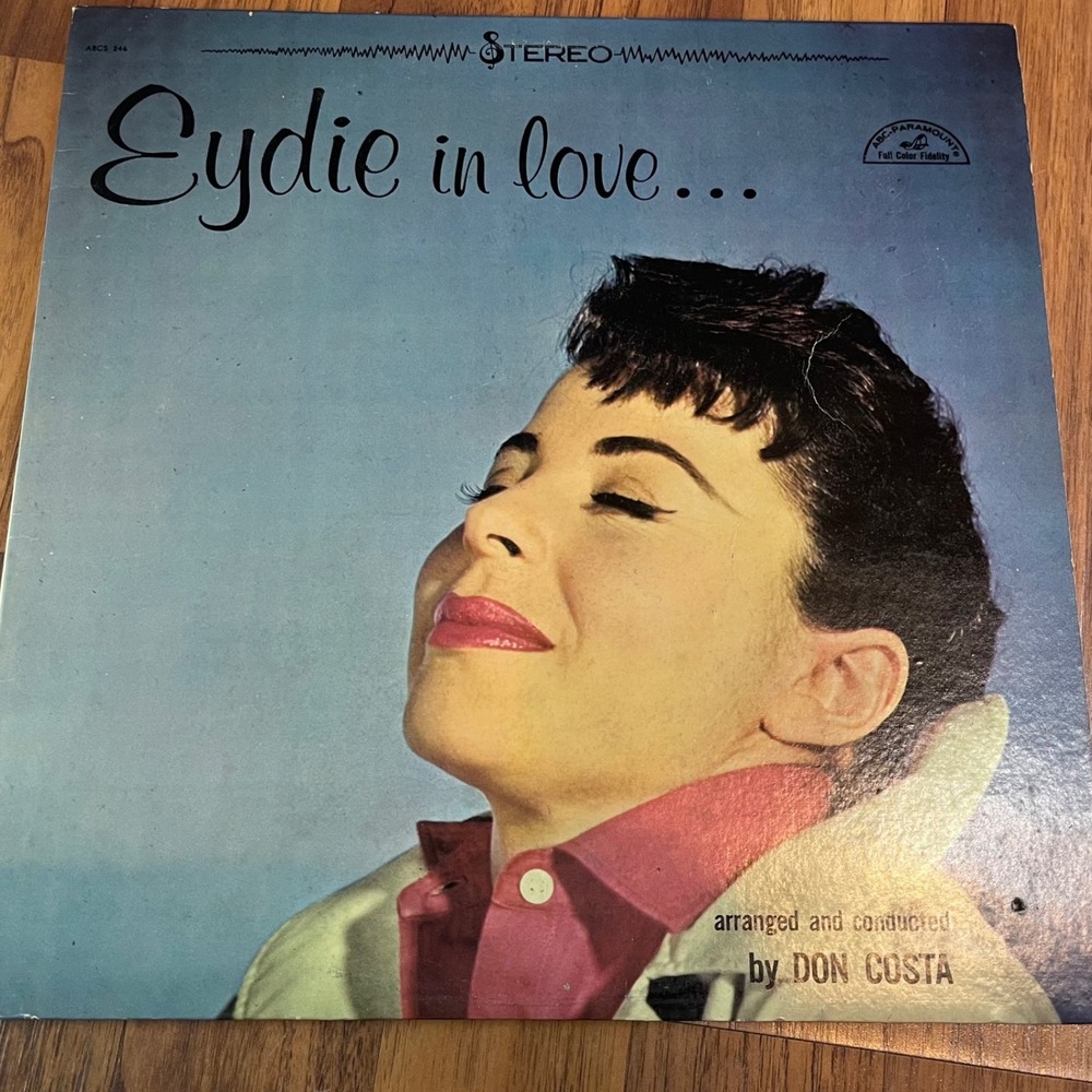 Eydie Gorme Eydie in Love Vinyl LP 1958 ABC-Paramount Stereo Don Costa Jazz Pop